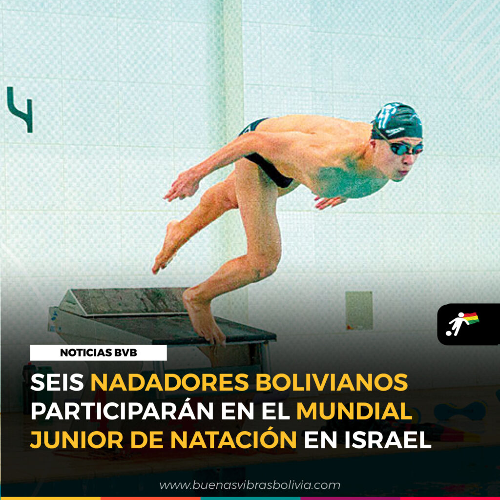 Seis nadadores bolivianos