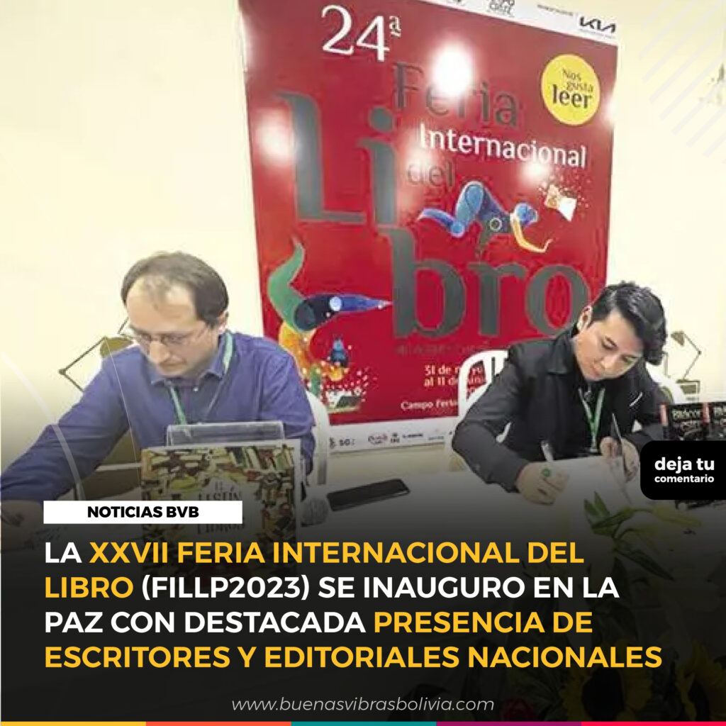 fillp2023 se inaugura con editoriales bolivianas
