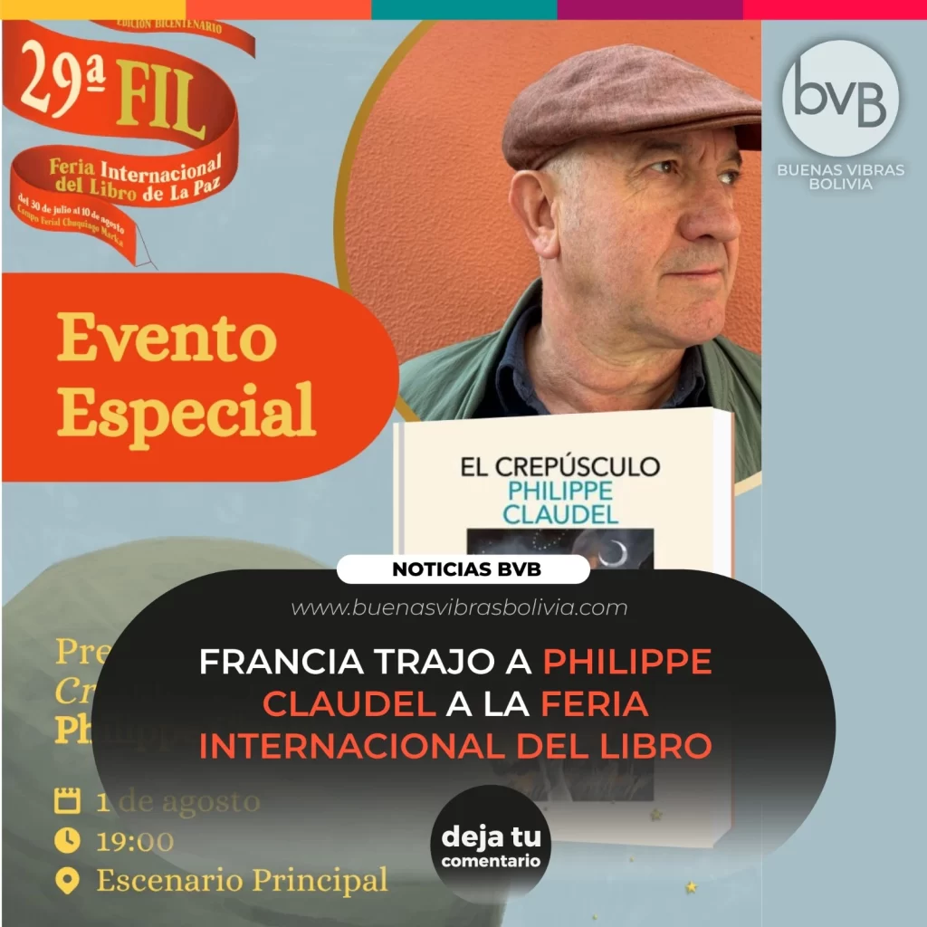 Francia trajo a Philippe Claudel a la feria internacional del libro