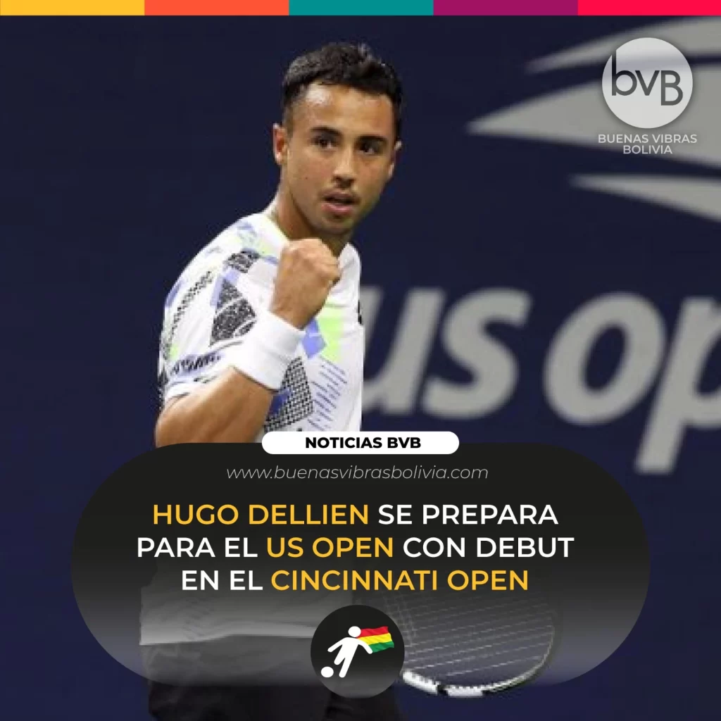 Hugo Dellien se prepara para el Us Open con debut en el Cincinnati Open