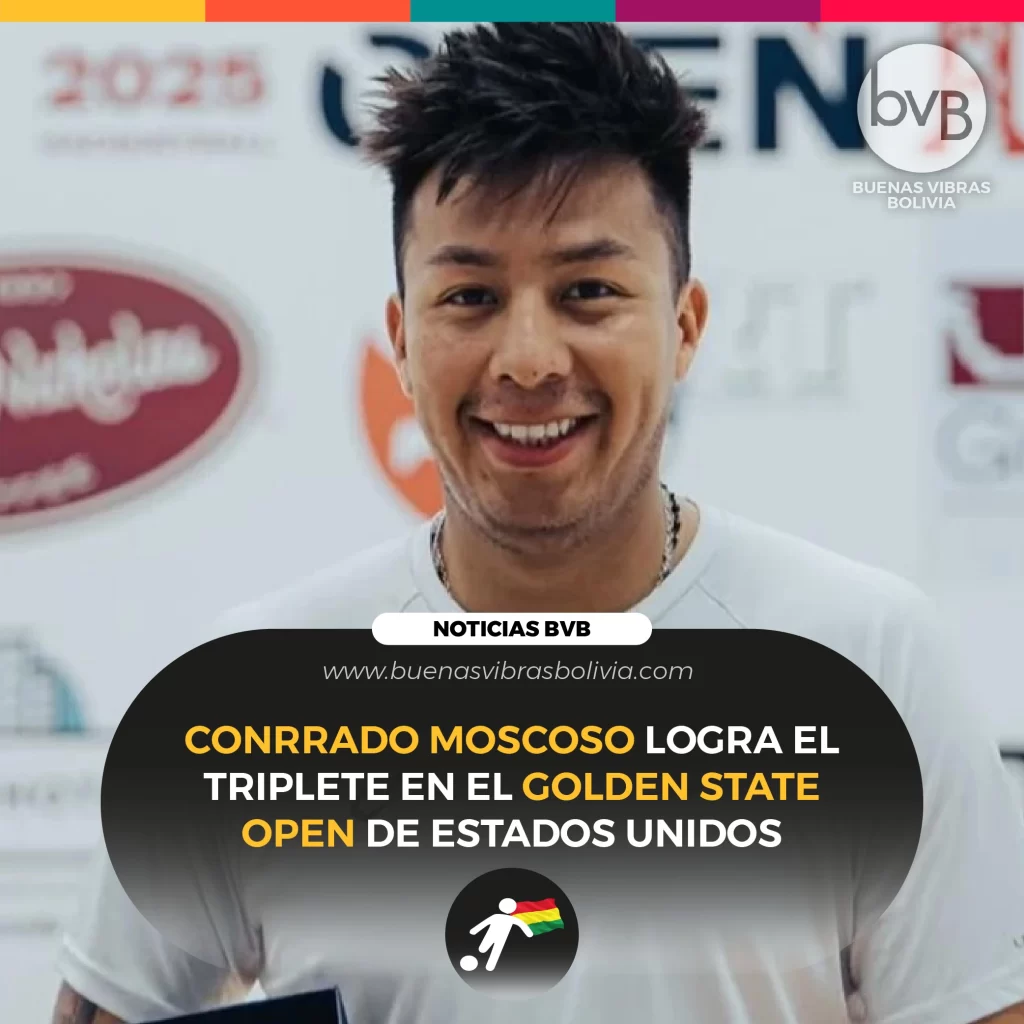 Conrrado Moscoso logra el triplete en el Golden State Open de Estados Unidos