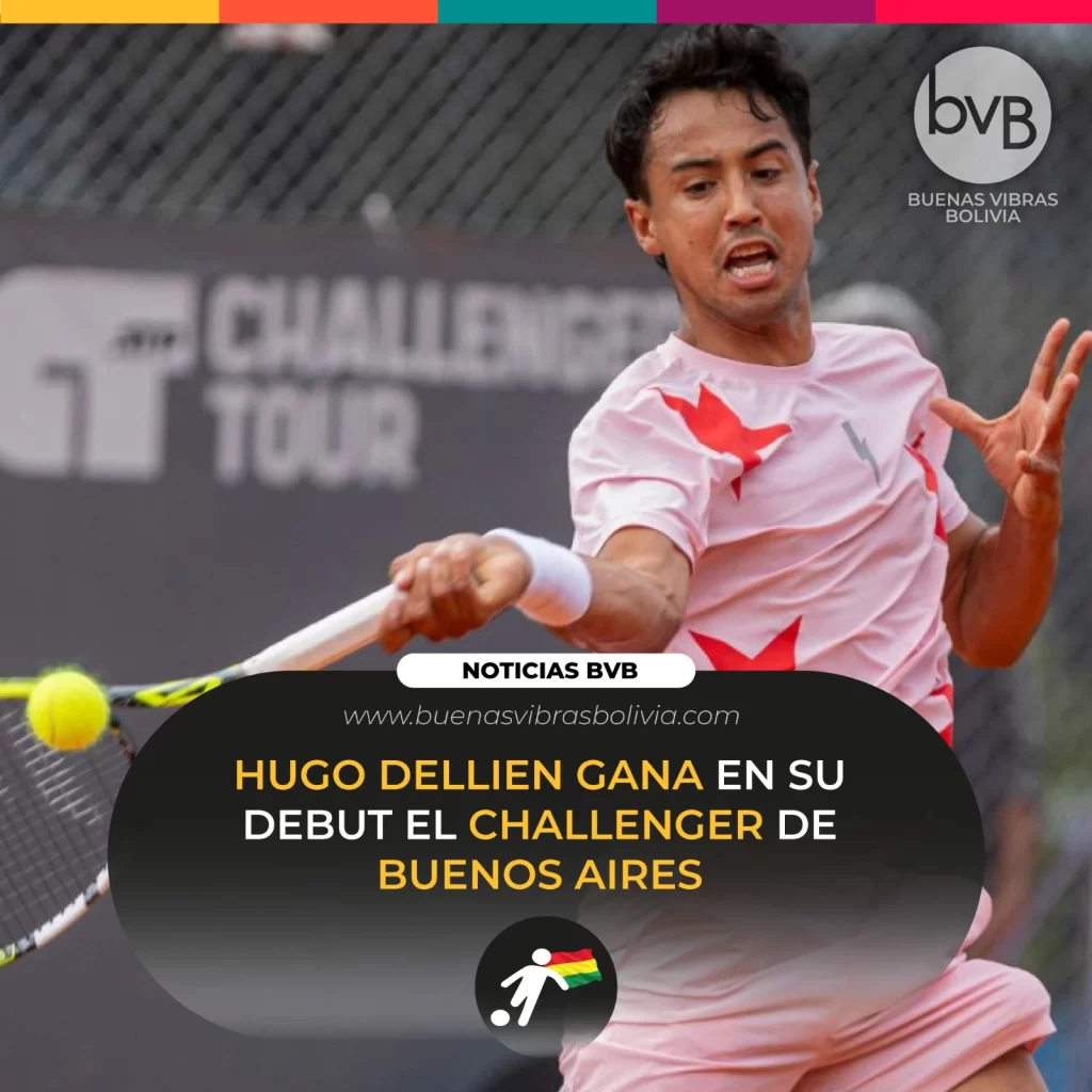 Hugo Dellien gana en su debut el Challenger de Buenos Aires